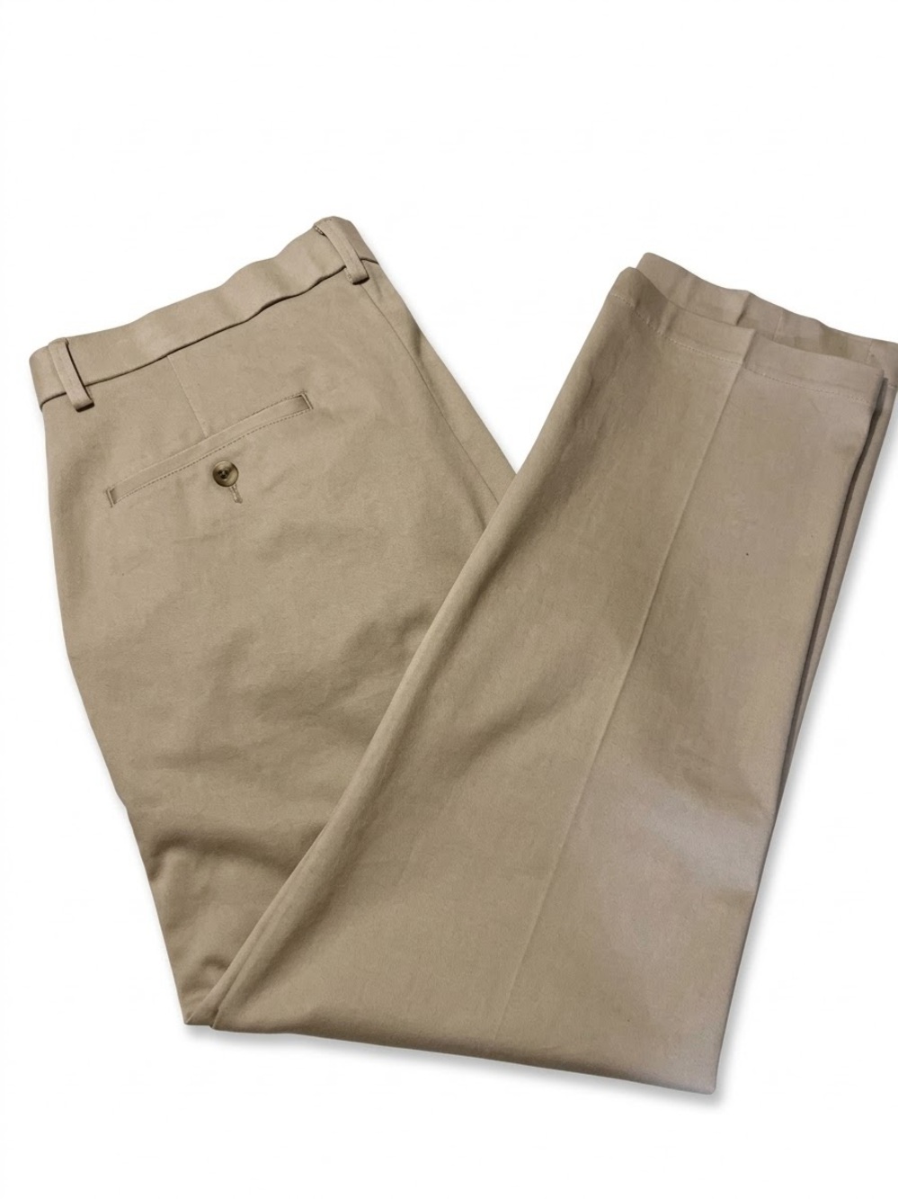 Old Navy Men's Tan Chino Pants - Classic Flat Front